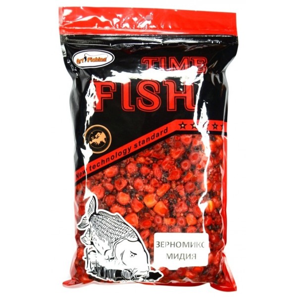 Зерномикс для ловли рыбы, Art Fishing, 500г, вкус Мидия